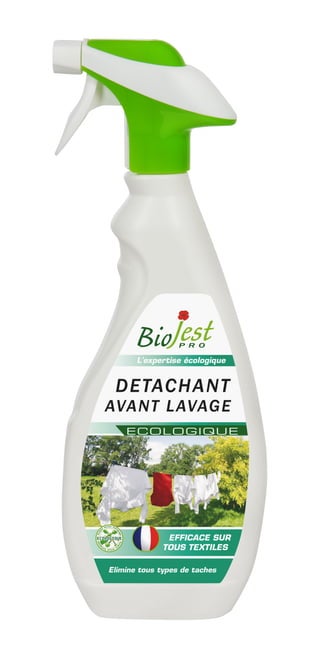 Détachant avant lavage écologique Biojest Pro spray 500 ml