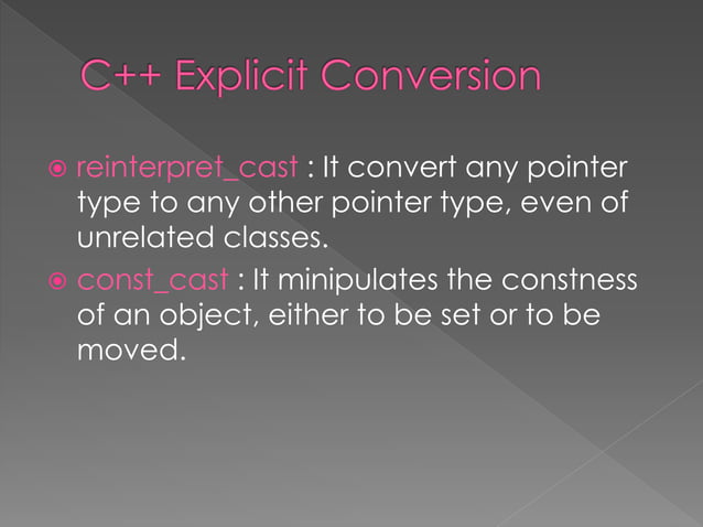Data Type Conversion in C++ | PPTX