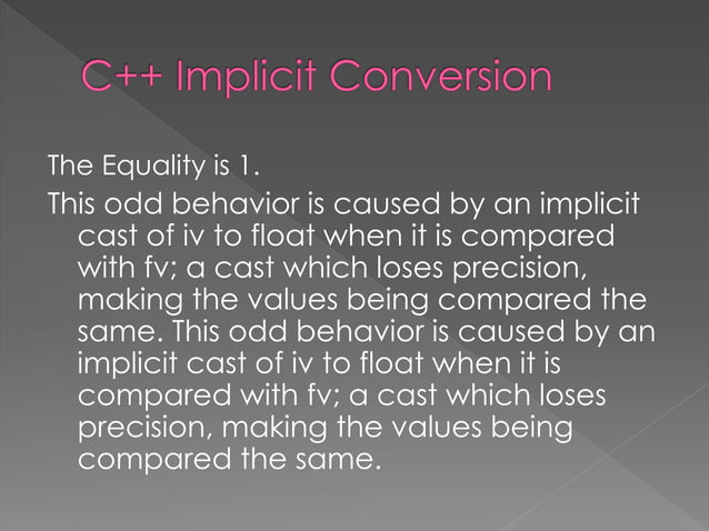 Data Type Conversion in C++ | PPTX