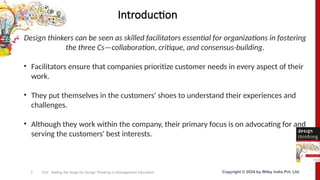 Design thinking basics introduction ppt2 | PPTX