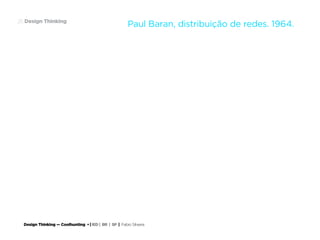Design Thinking — Coolhunting • | IED | BR | SP | Fabio Silveira
Design Thinking26
Paul Baran, distribuição de redes. 1964.
 