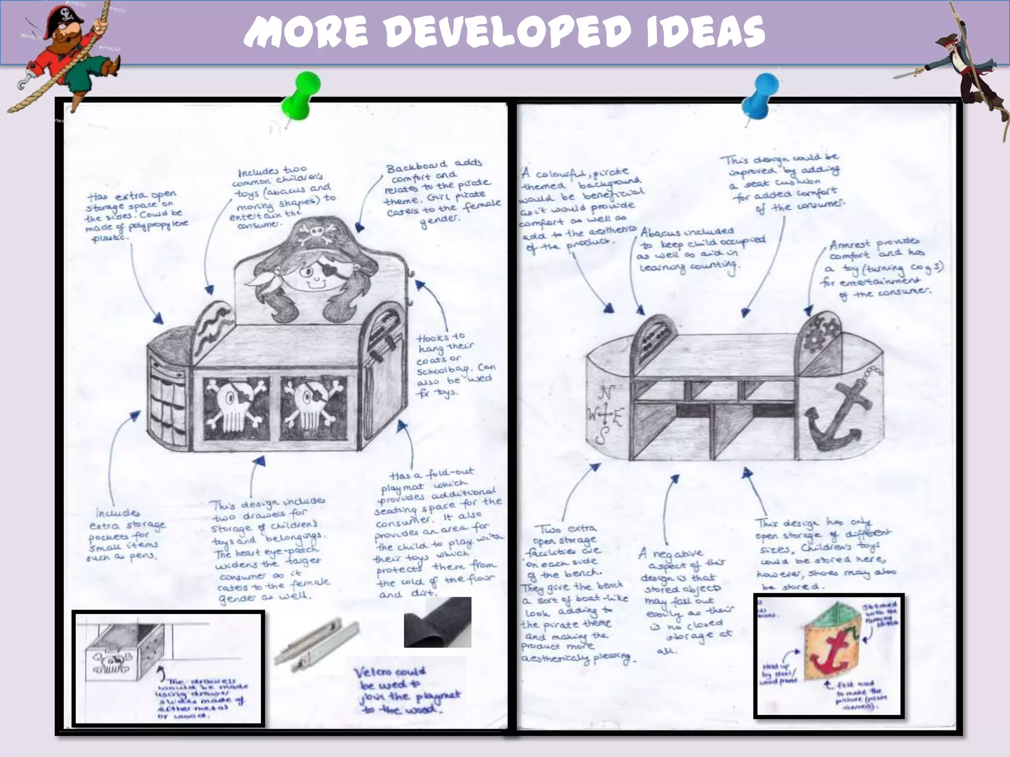 More Developed Ideas
 