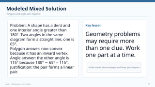 Understanding Convex and Non-Convex Polygons and Angle Relationships in ...