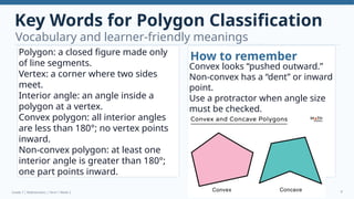 Understanding Convex and Non-Convex Polygons and Angle Relationships in ...