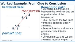 Understanding Angles Formed by Parallel Lines and Transversals in ...