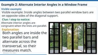 Understanding Angles Formed by Parallel Lines and Transversals in ...