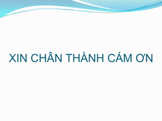 XIN CHÂN THÀNH CÁM ƠN