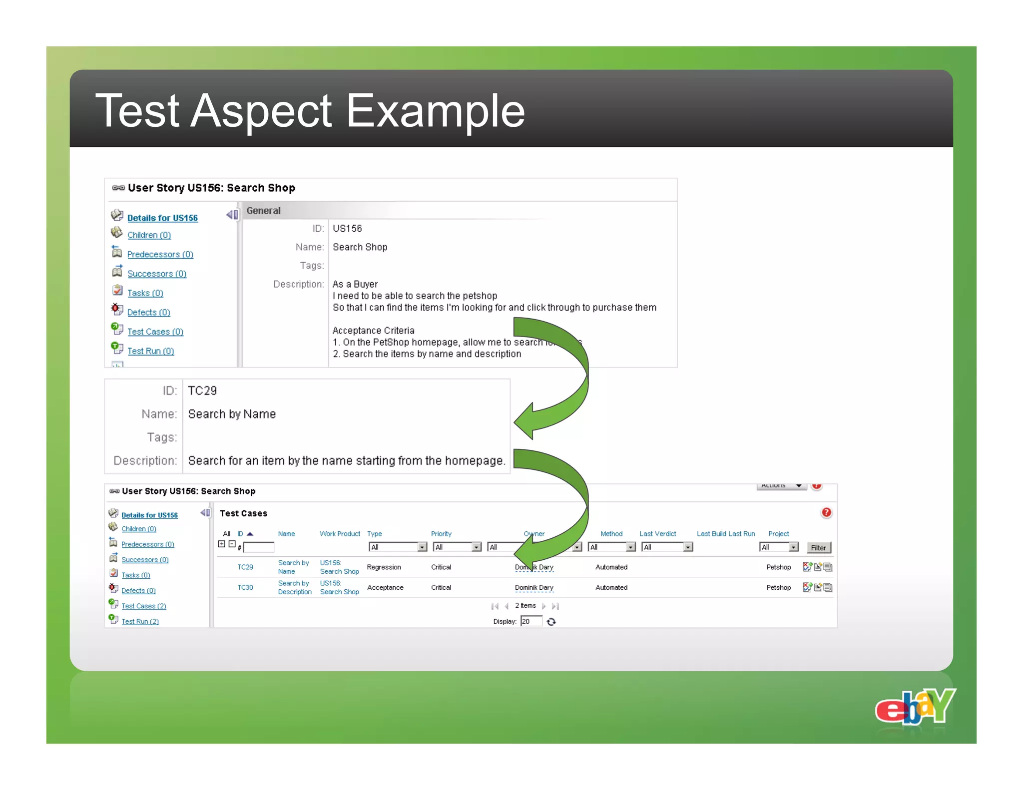 Test Aspect Example 