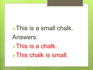 Chalk Writing Answer English 8-4th Quarter DLP 3 Camera Shot Types.ppt
