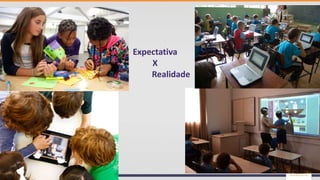 Expectativa
X
Realidade
 