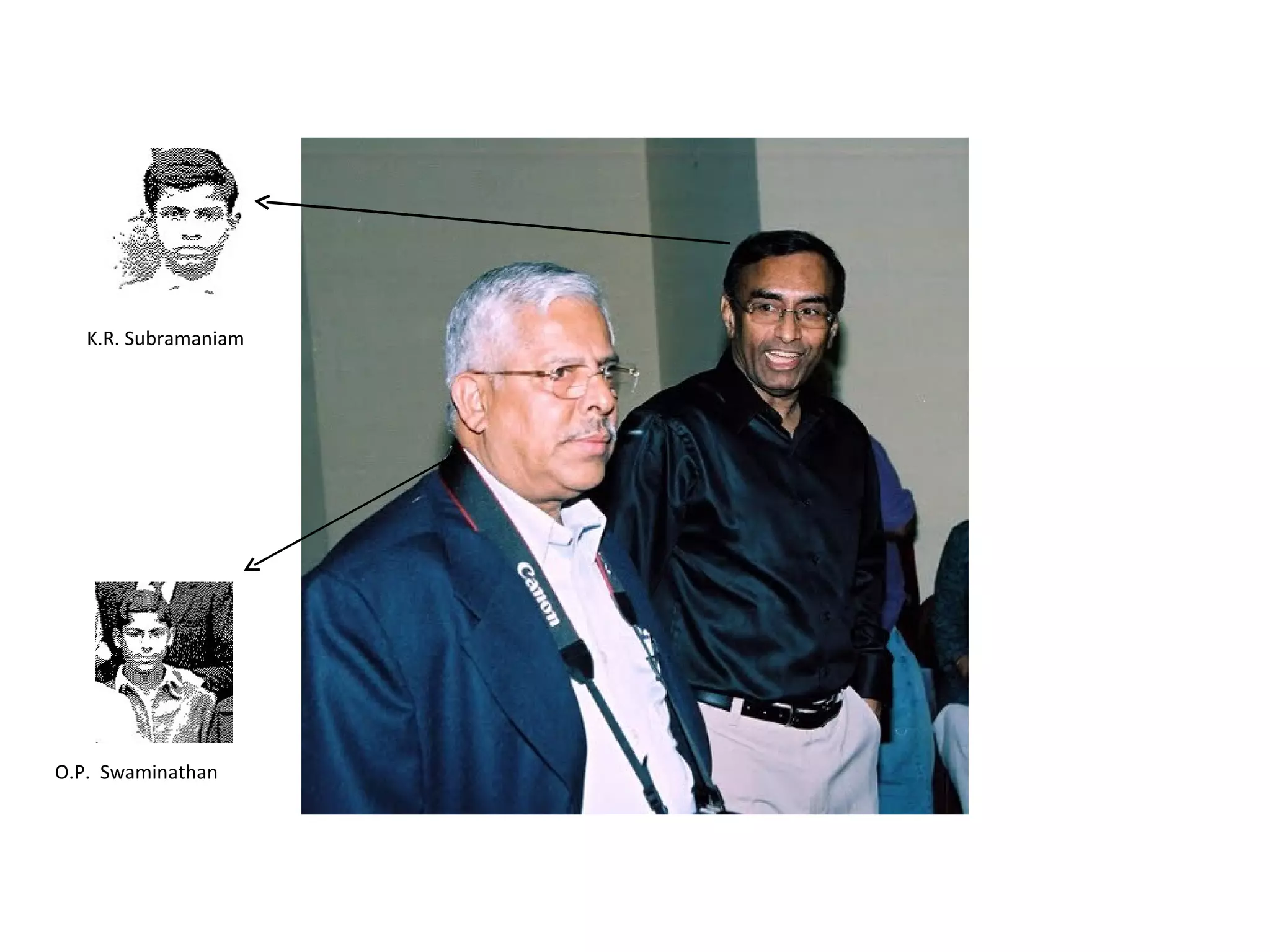 K.R. Subramaniam O.P. Swaminathan