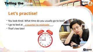 Later In Comprehensive Guide to Telling Time and Using Time Expressions | PPTX