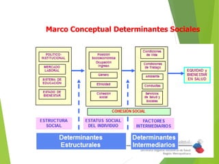 Marco Conceptual Determinantes Sociales
 