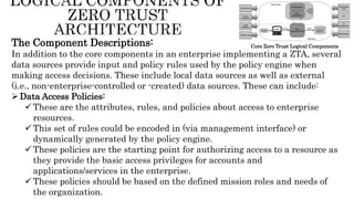 ZERO TRUST ARCHITECTURE - DIGITAL TRUST FRAMEWORK | PPTX
