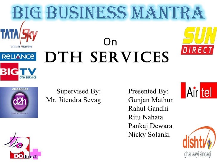 research paper on dth services