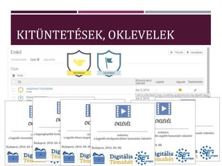 KITÜNTETÉSEK, OKLEVELEK
 