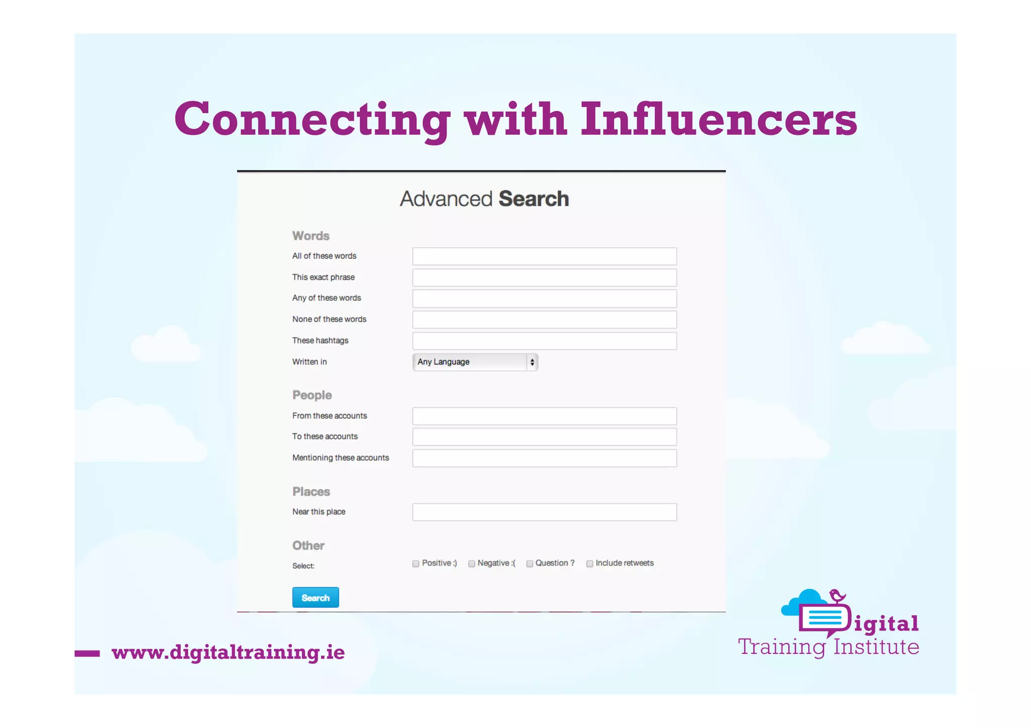 Connecting with Influencers

 