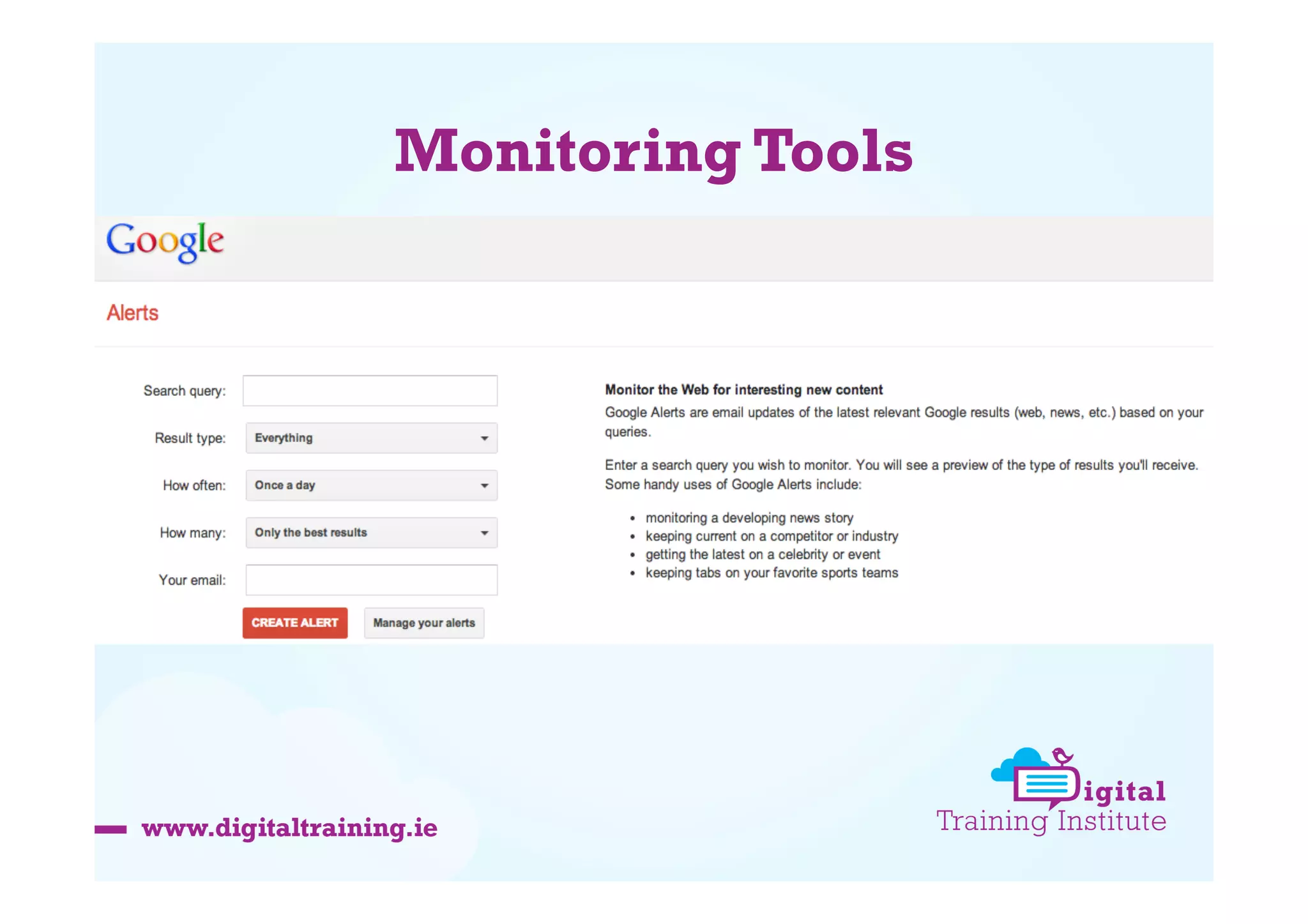 Monitoring Tools

 