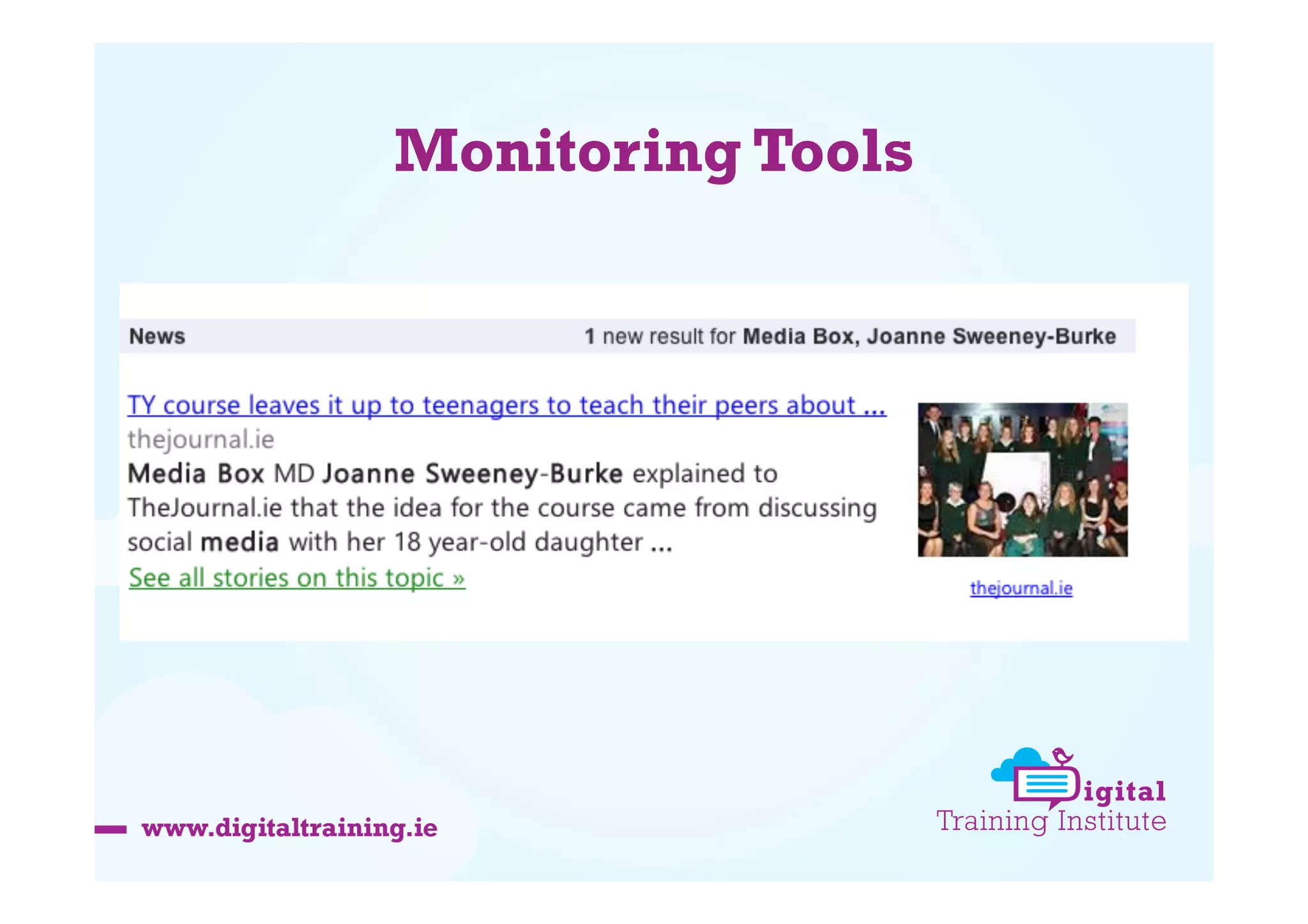 Monitoring Tools

 