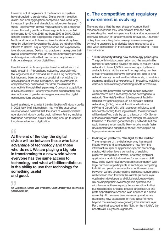 Connection of technology in the telecommunication industry picture