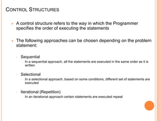 Dti2143 chap 4 control structures aka_selection | PPT