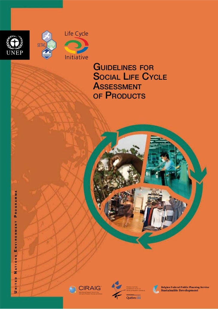 unep guidelines for social life cycle assessment of life cycle assessment