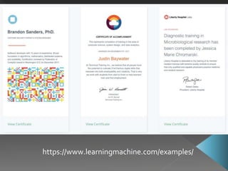 https://www.learningmachine.com/examples/
 