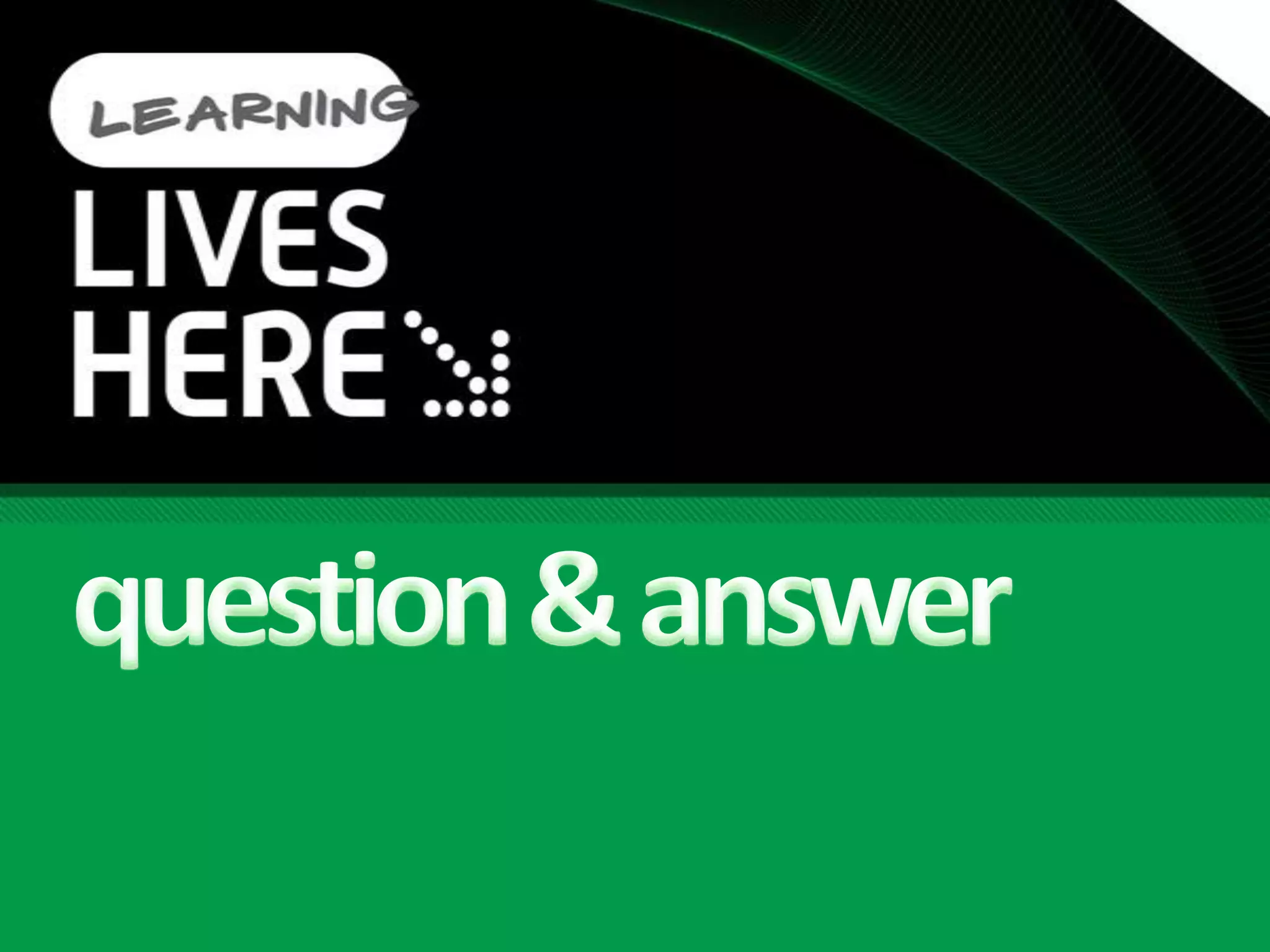 question & answer