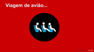 Viagem de avião...
 