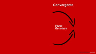 Convergente
Fazer
Escolhas
 