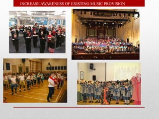 INCREASE AWARENESS OF MUSIC PROVISION
 