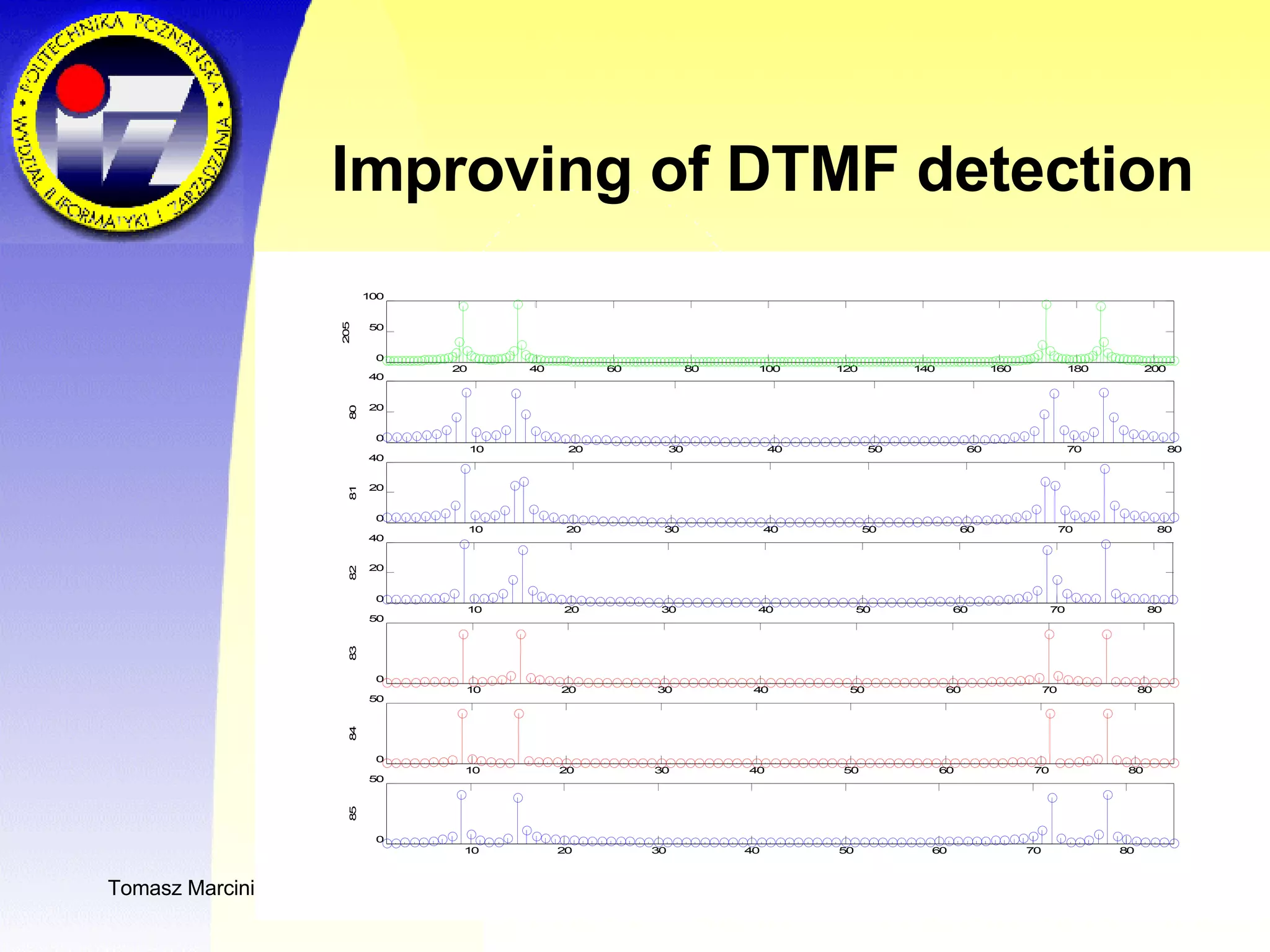 Improving of DTMF detection 