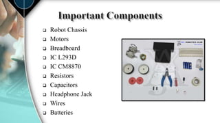 DTMF Controlled Robot Car WITHOUT using MICROCONTROLLER | PPTX