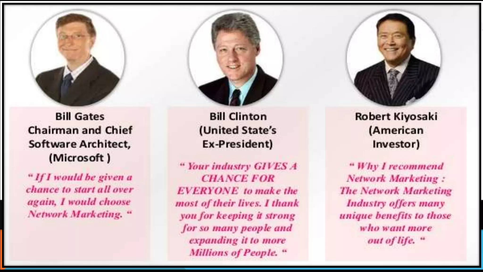 How To Earn …?
Job
Self Employed
Investor
Business
90%
5%
5%
?
Answers is Network Marketin
No Risk
No Experience
No Need Big
Investment
Only Smart Work
Start Your Part Time Job With Your Mobile
Phone Only
 