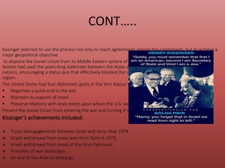 Shuttle Diplomacy in Middle East | PPTX