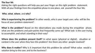 Open Questions 4ws DESIGN THINKING CHAPTER 1 PPTT PPT 1.pptx