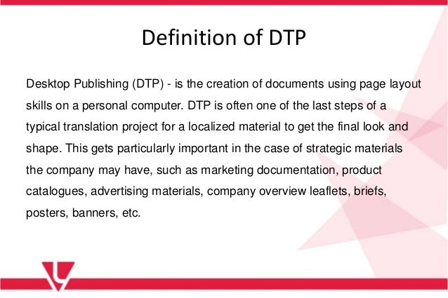 dtp desktop publishing services