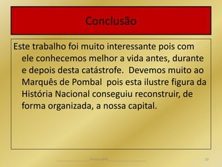 O Terramoto de 1755 em Lisboa