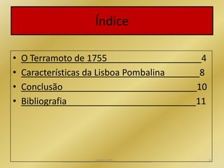 O Terramoto de 1755 em Lisboa
