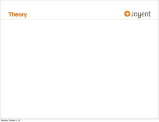 Theory




Monday, October 1, 12
 