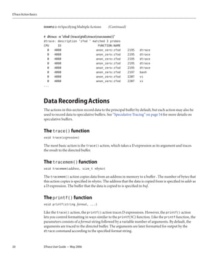 Trace User Guide Dtrace User Guide | PDF