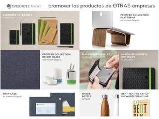 promover los productos de OTRAS empresas
 