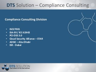 DTS Solution - Company Profile Slide 26