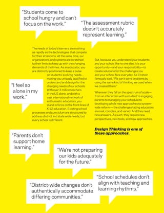 DESIGN THINKING FOR EDUCATORS | PDF