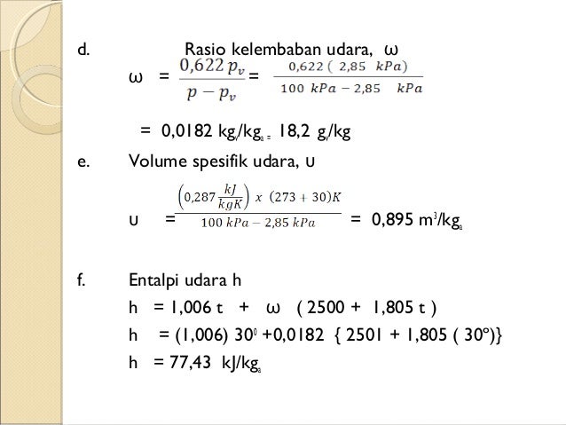 Contoh Soal Kelembaban Absolut Studi Indonesia
