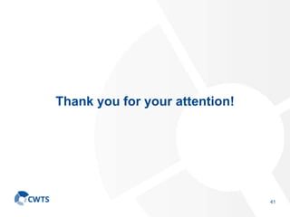 41
Thank you for your attention!
 