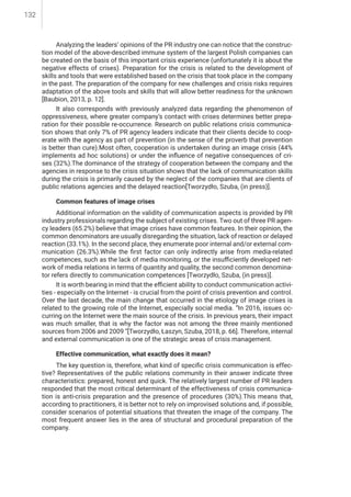 FEATURES OF EFFECTIVE CRISIS COMMUNICATION BASED ON PUBLIC RELATIONS ...