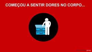 COMEÇOU A SENTIR DORES NO CORPO...
 
