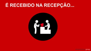 É RECEBIDO NA RECEPÇÃO...
 