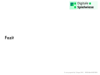 © www.pr-genial.de, Cologne 2015 - DTZG Köln 09.07.2015
Fazit
 